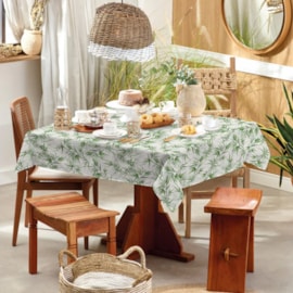 Toalha de Mesa Retangular Teka Basic 1,40m x 2,50m Bambu Toalha de Mesa Retangular Teka Basic 1,40m x 2,50m Bambu