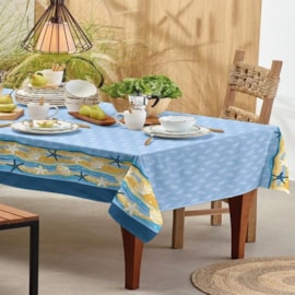 Toalha de Mesa Retangular Teka Basic 1,40m x 2,50m Mar Toalha de Mesa Retangular Teka Basic 1,40m x 2,50m Mar