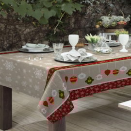 Toalha de Mesa Rústica Raner Natal 1,40x2,90 Enfeites Natalinos Toalha de Mesa Rústica Raner Natal 1,40x2,90 Enfeites Natalinos