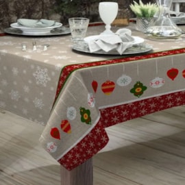 Toalha de Mesa Rústica Raner Natal 1,40x2,90 Enfeites Natalinos Toalha de Mesa Rústica Raner Natal 1,40x2,90 Enfeites Natalinos