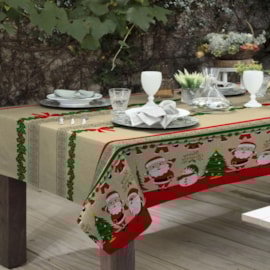 Toalha de Mesa Rústica Raner Natal 1,40x2,90 Merry Christmas Toalha de Mesa Rústica Raner Natal 1,40x2,90 Merry Christmas