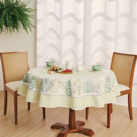 Toalha de Mesa Super Prática Buriti 1,55m Redonda Lepper Toalha de Mesa Super Prática Buriti 1,55m Redonda Lepper