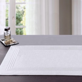 Toalha de Piso Lepin Imperial Branco 50x80cm Toalha de Piso Lepin Imperial Branco 50x80cm