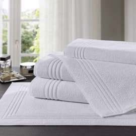 Toalha de Piso Lepin Imperial Branco 50x80cm Toalha de Piso Lepin Imperial Branco 50x80cm