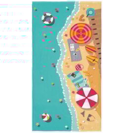 Toalha de Praia Aveludada Lepper Beach Estampa 2 Toalha de Praia Aveludada Lepper Beach Estampa 2