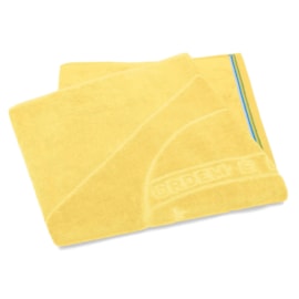 Toalha de Praia Bouton Jacquard Veludo Bandeira Brasil Amarelo