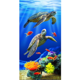 Toalha de Praia Bouton Veludo Tartaruga Toalha de Praia Bouton Veludo Tartaruga