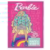 Toalha de Praia Infantil Aveludada Barbie Fashion Lepper Toalha de Praia Infantil Aveludada Barbie Fashion Lepper