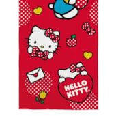 Toalha de Praia Infantil Aveludada Hello Kitty Lepper