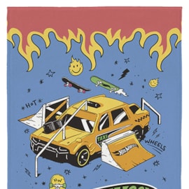Toalha de Praia Infantil Aveludada Hot Wheels Lepper Toalha de Praia Infantil Aveludada Hot Wheels Lepper