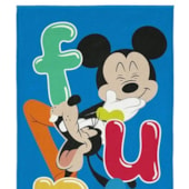 Toalha de Praia Infantil Aveludada Mickey Fun Lepper