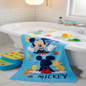 Toalha de Praia Infantil Aveludada Mickey Summer Lepper