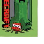 Toalha de Praia Infantil Aveludada Minecraft Lepper Toalha de Praia Infantil Aveludada Minecraft Lepper