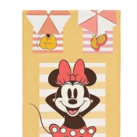 Toalha de Praia Infantil Aveludada Minnie Férias Lepper