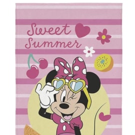 Toalha de Praia Infantil Aveludada Minnie Summer Lepper