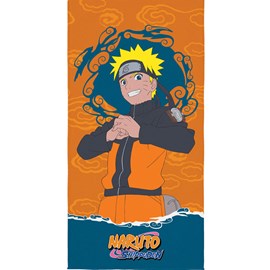 Toalha de Praia Infantil Aveludada Naruto Lepper