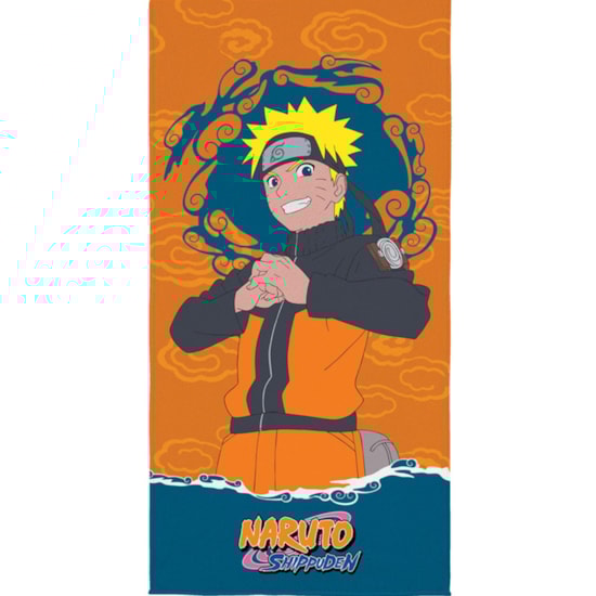 Toalha de Praia Infantil Aveludada Naruto Lepper Toalha de Praia Infantil Aveludada Naruto Lepper