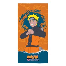 Toalha de Praia Infantil Aveludada Naruto Lepper