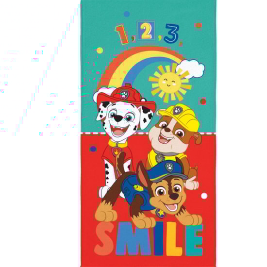 Toalha de Praia Infantil Aveludada Patrulha Canina Lepper Toalha de Praia Infantil Aveludada Patrulha Canina Lepper