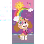 Toalha de Praia Infantil Aveludada Patrulha Canina Skye Lepper Toalha de Praia Infantil Aveludada Patrulha Canina Skye Lepper