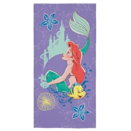 Toalha de Praia Infantil Aveludada Pequena Sereia Lepper Toalha de Praia Infantil Aveludada Pequena Sereia Lepper