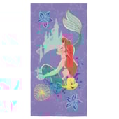 Toalha de Praia Infantil Aveludada Pequena Sereia Lepper Toalha de Praia Infantil Aveludada Pequena Sereia Lepper