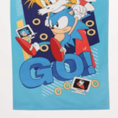 Toalha de Praia Infantil Aveludada Sonic Lepper