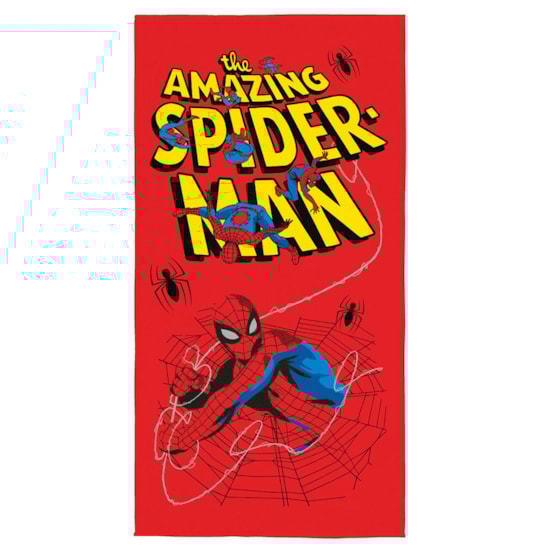 Toalha de Praia Infantil Aveludada Spider-Man II Lepper Toalha de Praia Infantil Aveludada Spider-Man II Lepper