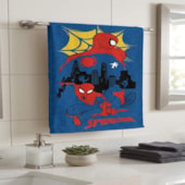 Toalha de Praia Infantil Aveludada Spider-Man III Lepper