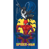 Toalha de Praia Infantil Aveludada Spider-Man Lepper Toalha de Praia Infantil Aveludada Spider-Man Lepper