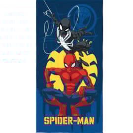 Toalha de Praia Infantil Aveludada Spider-Man Lepper Toalha de Praia Infantil Aveludada Spider-Man Lepper