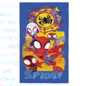 Toalha de Praia Infantil Aveludada Spidey Amigos Lepper Toalha de Praia Infantil Aveludada Spidey Amigos Lepper