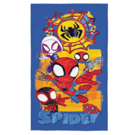 Toalha de Praia Infantil Aveludada Spidey Amigos Lepper