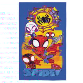 Toalha de Praia Infantil Aveludada Spidey Amigos Lepper Toalha de Praia Infantil Aveludada Spidey Amigos Lepper