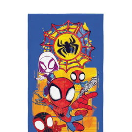 Toalha de Praia Infantil Aveludada Spidey Amigos Lepper