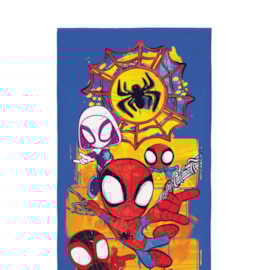 Toalha de Praia Infantil Aveludada Spidey Amigos Lepper Toalha de Praia Infantil Aveludada Spidey Amigos Lepper