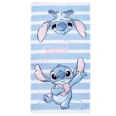 Toalha de Praia Infantil Aveludada Stitch Azul Lepper Toalha de Praia Infantil Aveludada Stitch Azul Lepper