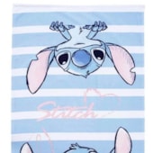 Toalha de Praia Infantil Aveludada Stitch Azul Lepper Toalha de Praia Infantil Aveludada Stitch Azul Lepper