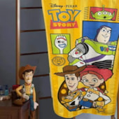 Toalha de Praia Infantil Aveludada Toy Story Lepper