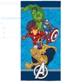 Toalha de Praia Infantil Aveludada Vingadores Lepper Toalha de Praia Infantil Aveludada Vingadores Lepper