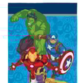 Toalha de Praia Infantil Aveludada Vingadores Lepper Toalha de Praia Infantil Aveludada Vingadores Lepper