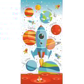 Toalha de Praia Veludo Espacial Santista Toalha de Praia Veludo Espacial Santista