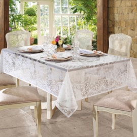 Toalha de Renda Lepper 1,55x2,50 Rosas Toalha de Renda Lepper 1,55x2,50 Rosas