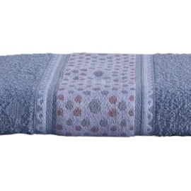 Toalha de Rosto Diannele Poá Azul Toalha de Rosto Diannele Poá Azul