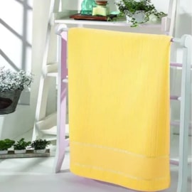 Toalha de Rosto Dohler Velour Amarelo Toalha de Rosto Dohler Velour Amarelo