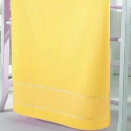Toalha de Rosto Dohler Velour Amarelo Toalha de Rosto Dohler Velour Amarelo