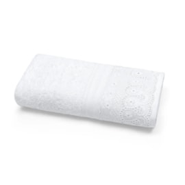 Toalha de Rosto Fio Egipcio com Renda Buettner Renascença Branco Toalha de Rosto Fio Egipcio com Renda Buettner Renascença Branco
