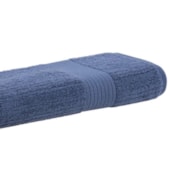 Toalha de Rosto Fio Penteado Canelado Buddemeyer Azul Toalha de Rosto Fio Penteado Canelado Buddemeyer Azul