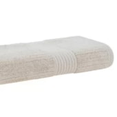 Toalha de Rosto Fio Penteado Canelado Buddemeyer Bege Claro Toalha de Rosto Fio Penteado Canelado Buddemeyer Bege Claro