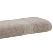Toalha de Rosto Fio Penteado Canelado Buddemeyer Bege Escuro Toalha de Rosto Fio Penteado Canelado Buddemeyer Bege Escuro